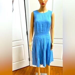 Lauren Ralph Lauren Sky Blue Linen Dress